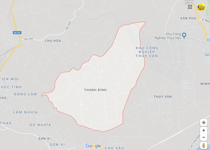 Hình ảnh vị trí địa lý tại Thanh đình, Việt trì, Phú thọ