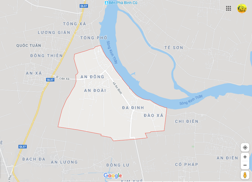 Hình ảnh vị trí địa lý tại An bình, Nam sách, Hải dương