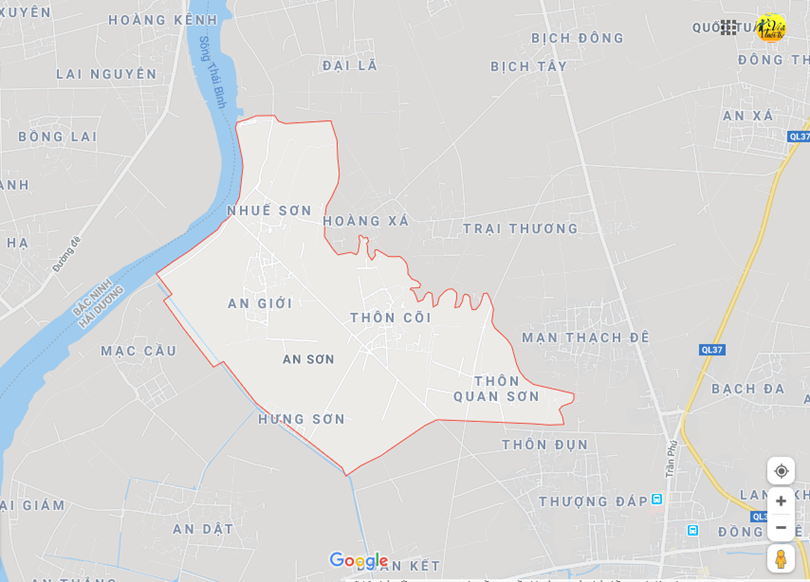 Hình ảnh vị trí địa lý tại An sơn, Nam sách, Hải dương 