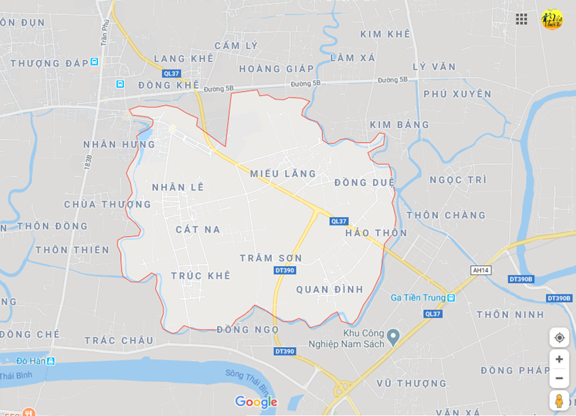 Hình ảnh vị trí địa lý tại Đồng lạc, Nam sách, Hải dương