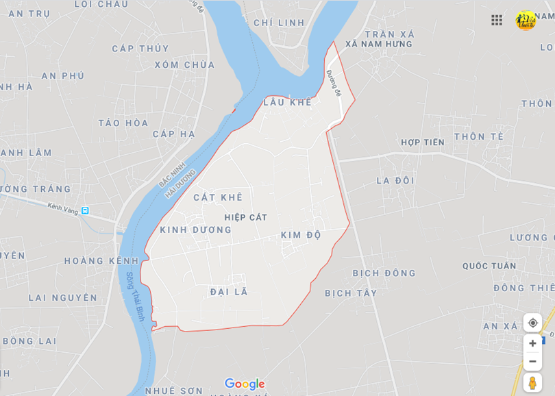 Hình ảnh vị trí địa lý tại Hiệp cát, Nam sách, Hải dương