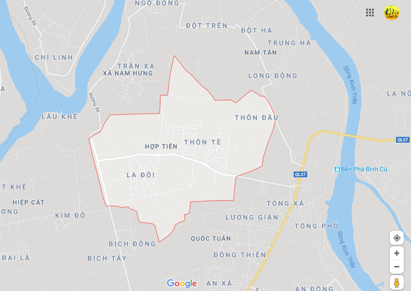 Hình ảnh vị trí địa lý tại Hợp tiến, Nam sách, Hải dương 