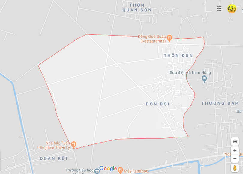 Hình ảnh vị trí địa lý tại Nam hồng, Nam sách, Hải dương 