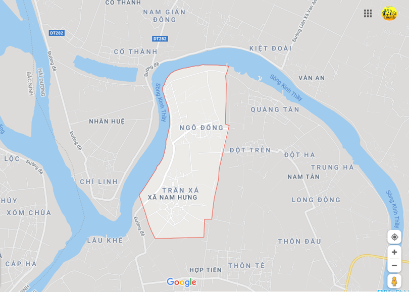 Hình ảnh vị trí địa lý tại Nam hưng, Nam sách, Hải dương