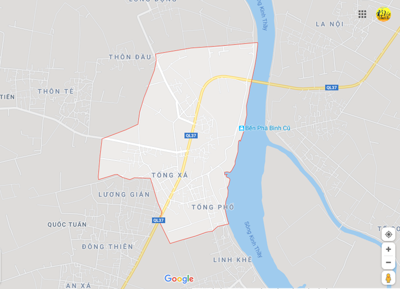 Hình ảnh vị trí địa lý tại Thanh quang, Nam sách, Hải dương