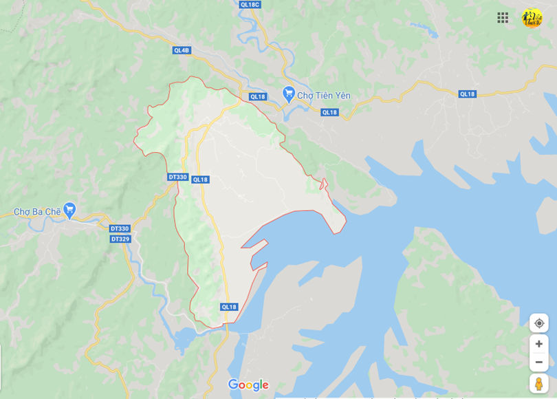 Ảnh vị trí địa lý tại Hải lạng, Tiên yên, Quảng ninh 