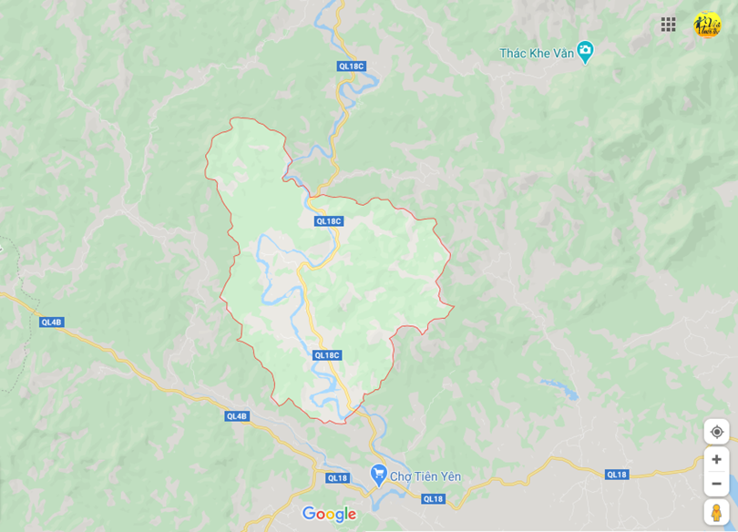 Ảnh vị trí địa lý tại Phong dụ, Tiên yên, Quảng ninh