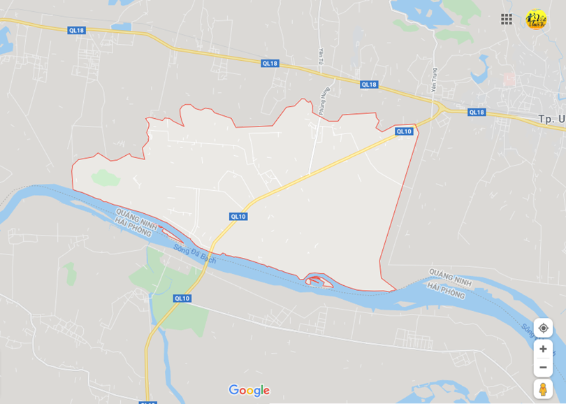 Ảnh vị trí địa lý tại Phương nam, thành phố Uông bí, Quảng ninh