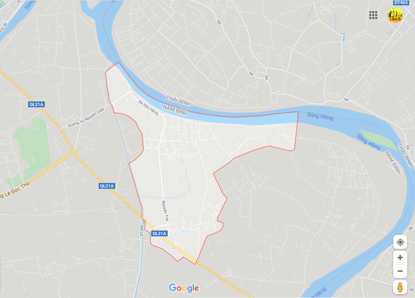 Hình ảnh vị trí địa lý tại Điền xá, Nam trực, Nam định