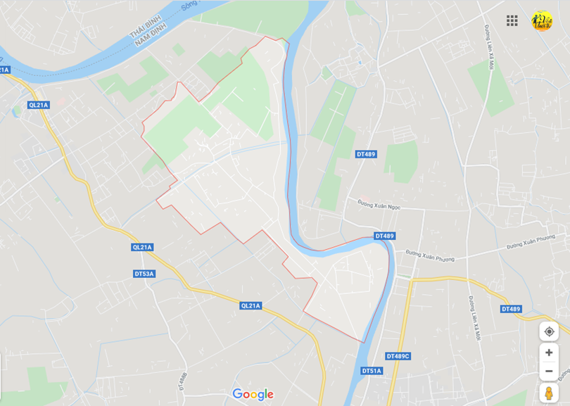 Hình ảnh vị trí địa lý tại Phương định, Trực ninh, Nam định