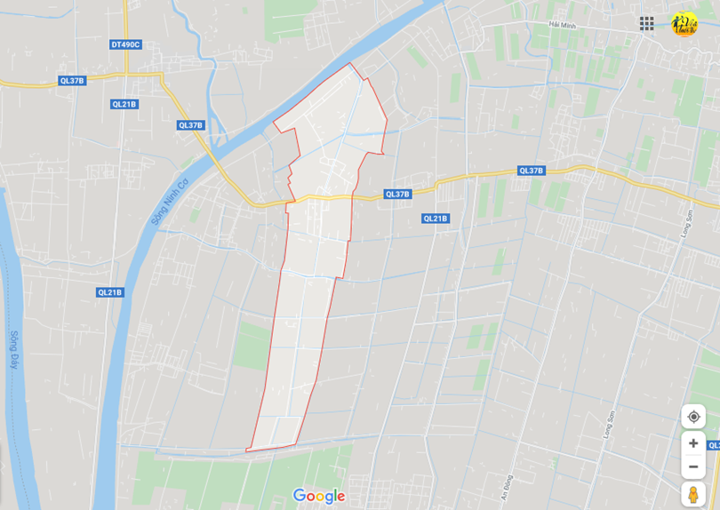 Hình ảnh vị trí địa lý tại Trực cường, Trực ninh, Nam định