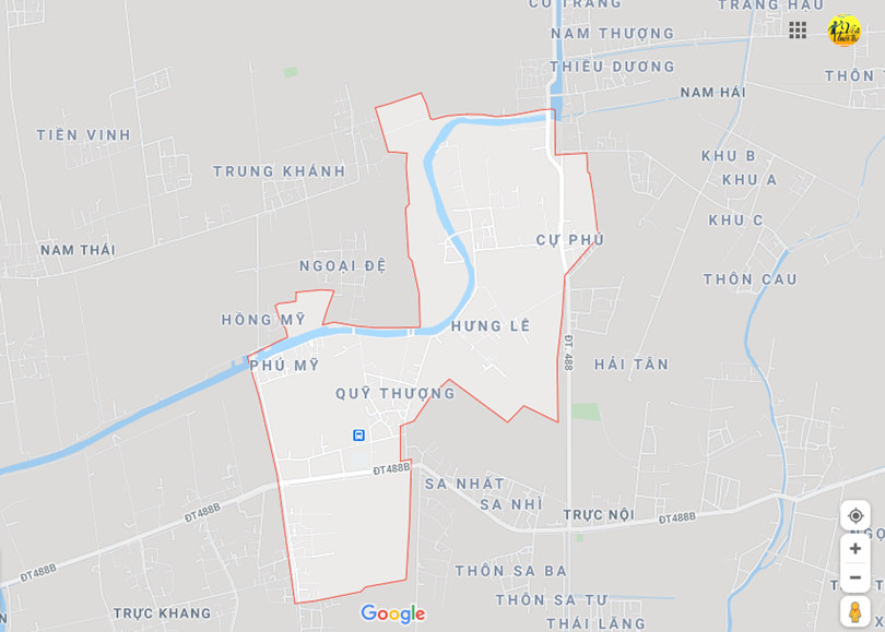 Hình ảnh vị trí địa lý tại Trực hưng, Trực ninh, Nam định