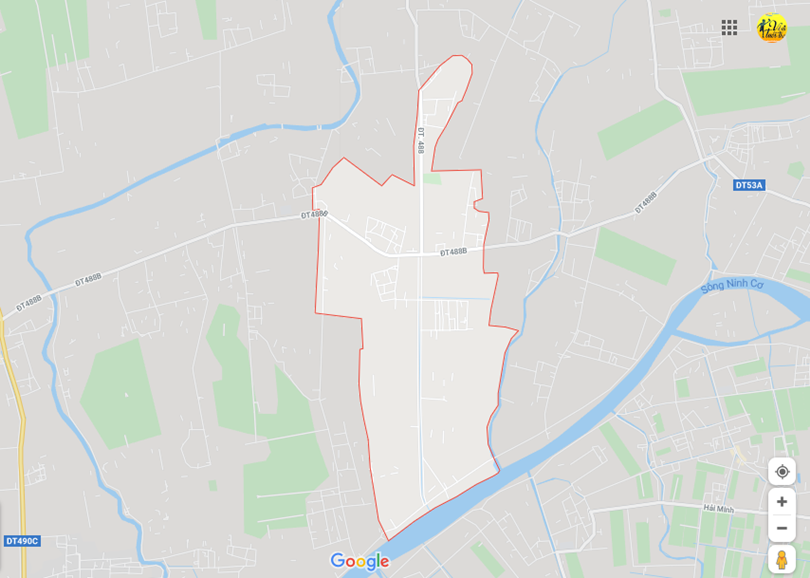 Hình ảnh vị trí địa lý tại Trực nội, Trực ninh, Nam định