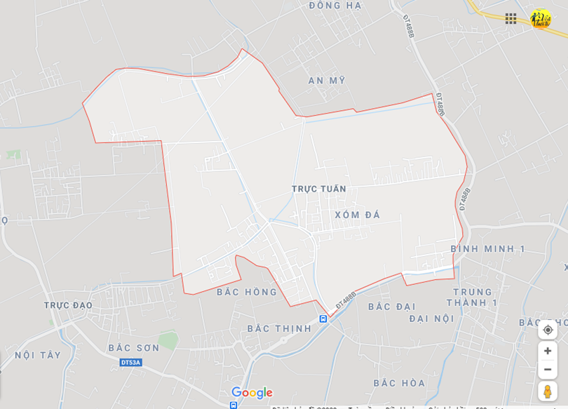 Hình ảnh vị trí địa lý tại Trực tuấn, Trực ninh, Nam định