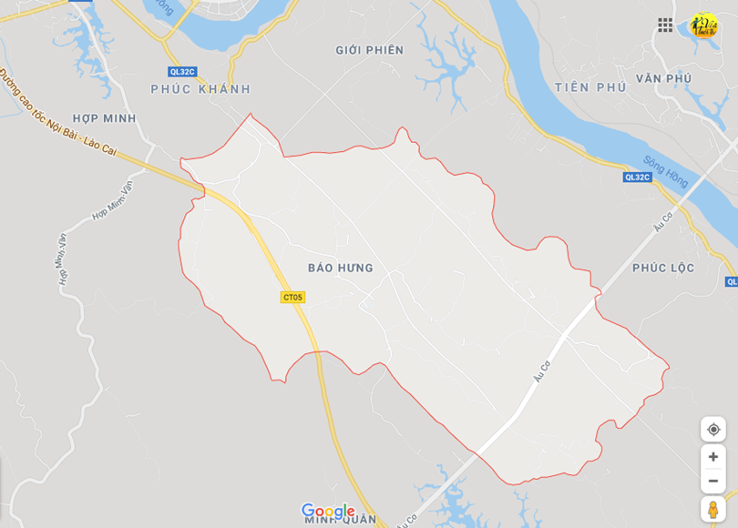 Hình ảnh vị trí địa lý tại Bảo hưng, Trấn yên, Yên bái 