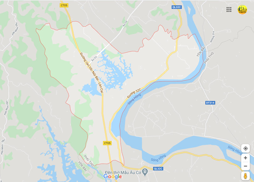 Hình ảnh vị trí địa lý tại Minh quán, Trấn yên, Yên bái