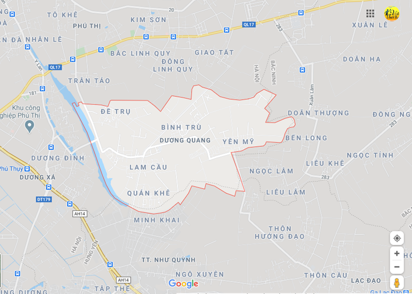 Hình ảnh vị trí địa lý tại Dương quang, Gia lâm, Hà nội 