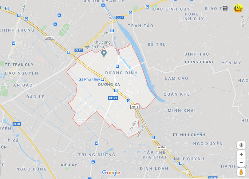 Hình ảnh vị trí địa lý tại Dương xá, Gia lâm, Hà nội