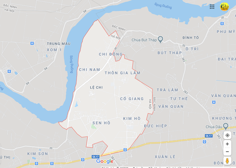 Hình ảnh vị trí địa lý tại Lệ chi, Gia lâm, Hà nội 