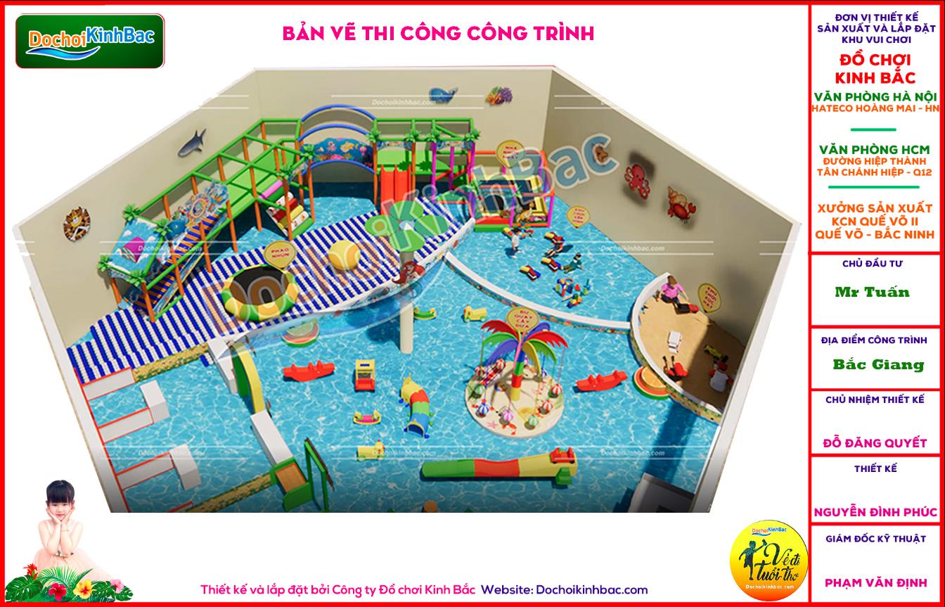 thiết kế khu vui chơi liên hoàn - Đồ chơi Kinh Bắc 