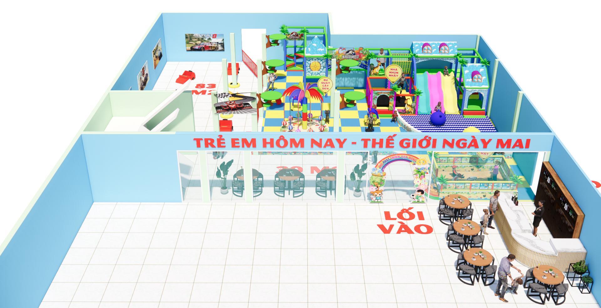 Thiết kế khu vui chơi liên hoàn 