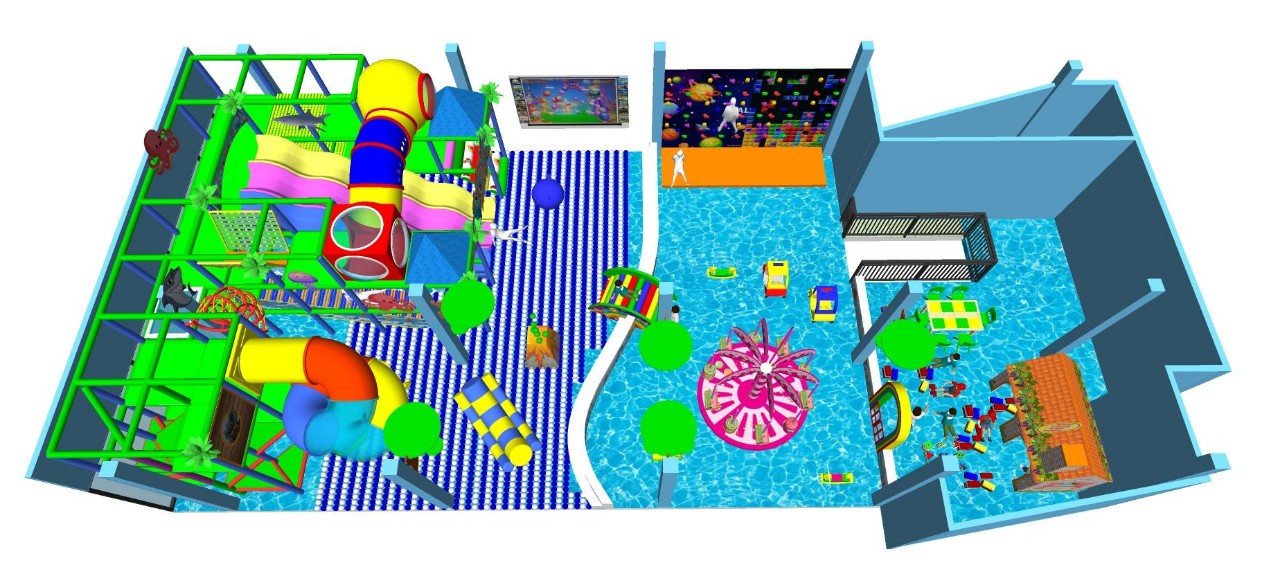 thiết kế khu vui chơi liên hoàn 