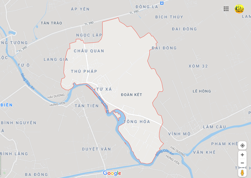 Hình ảnh vị trí địa lý tại Đoàn kết, Thanh miện, Hải dương 
