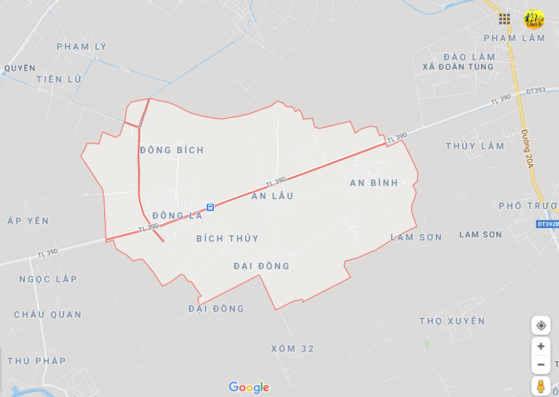 Hình ảnh vị trí địa lý tại Hồng quang, Thanh miện, Hải dương