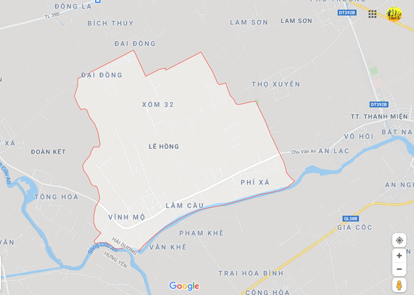 Hình ảnh vị trí địa lý tại Lê hồng, Thanh miện, Hải dương