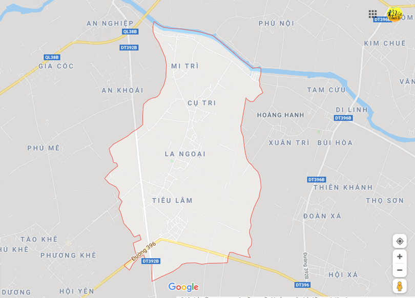 Hình ảnh vị trí địa lý tại Ngũ hùng, Thanh miện, Hải dương