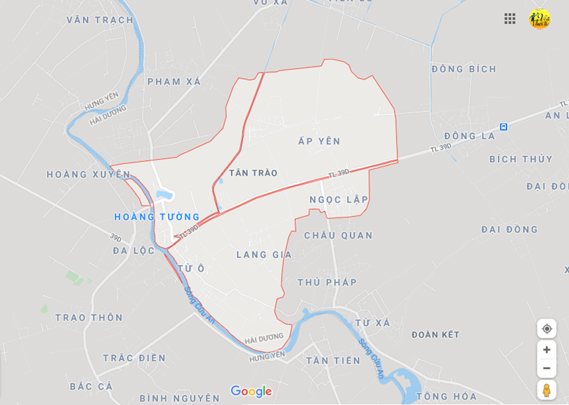 Hình ảnh vị trí địa lý tại Tân trào, Thanh miện, Hải dương 