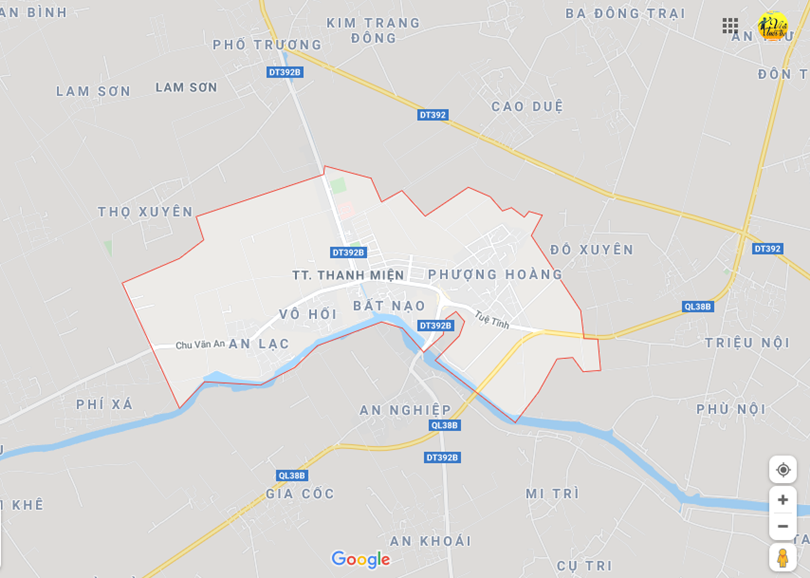 Hình ảnh vị trí địa lý tại thị trấn Thanh miện, Thanh miện, Hải dương 