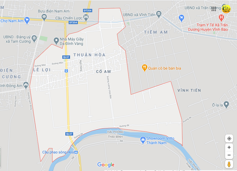 Hình ảnh vị trí địa lý tại Cổ am, Vĩnh bảo, Hải phòng