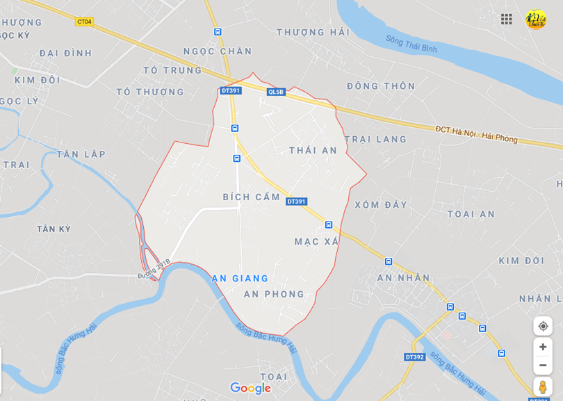 Hình ảnh vị trí địa lý tại Quang phục, Tứ kỳ, Hải dương 