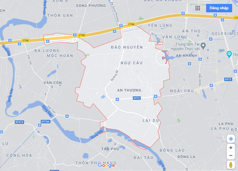 Hình ảnh vị trí địa lý tại An thượng, Hoài đức, Hà nội