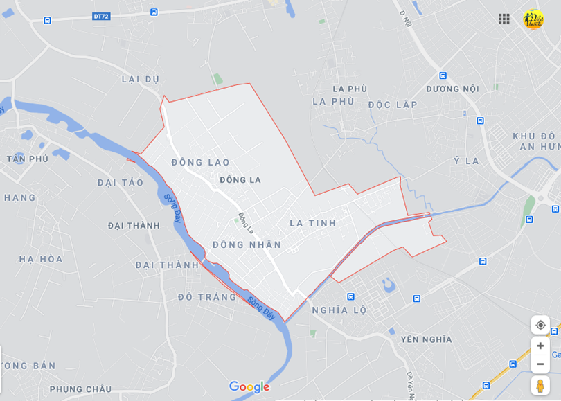 Hình ảnh vị trí địa lý tại Đông la, Hoài đức, Hà nội