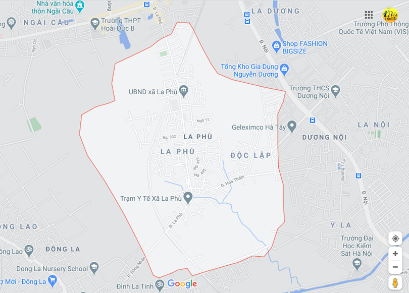 Hình ảnh vị trí địa lý tại La phù, Hoài đức, Hà nội