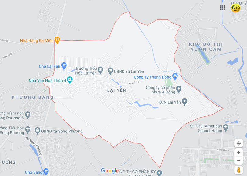 Hình ảnh vị trí địa lý tại Lại yên, Hoài đức, Hà nội 