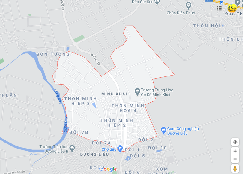 Hình ảnh vị trí địa lý tại Minh khai, Hoài đức, Hà nội