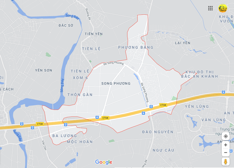 Hình ảnh vị trí địa lý tại Song phương, Hoài đức, Hà nội