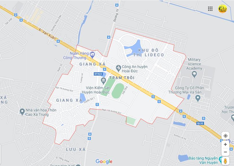 Hình ảnh vị trí địa lý tại Trạm trôi, Hoài đức, Hà nội