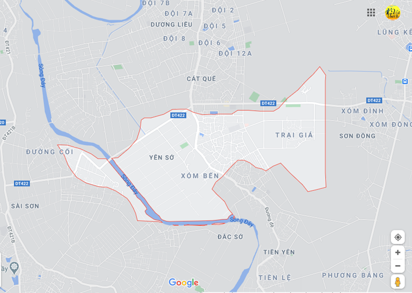 Hình ảnh vị trí địa lý tại Yên sở, Hoài đức, Hà nội 