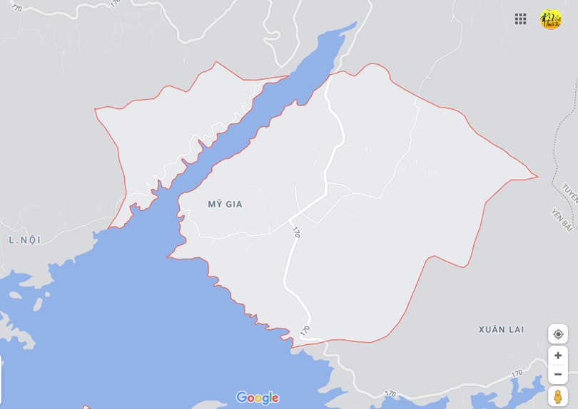 Hình ảnh vị trí địa lý tại Mỹ gia, Yên bình, Yên bái 