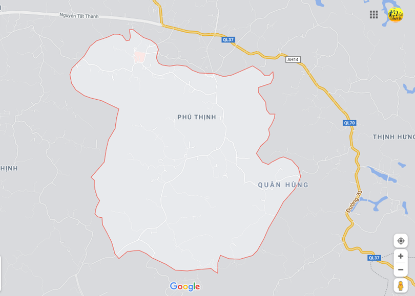 Hình ảnh vị trí địa lý tại Phú thịnh, Yên bình, Yên bái 