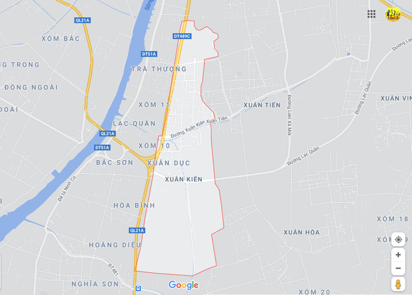 Hình ảnh vị trí địa lý tại Xuân kiên, Xuân trường, Nam định