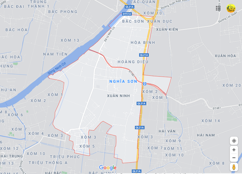 Hình ảnh vị trí địa lý tại Xuân ninh, Xuân trường, Nam định 