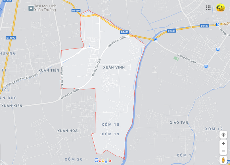 Hình ảnh vị trí địa lý tại Xuân vinh, Xuân trường, Nam định