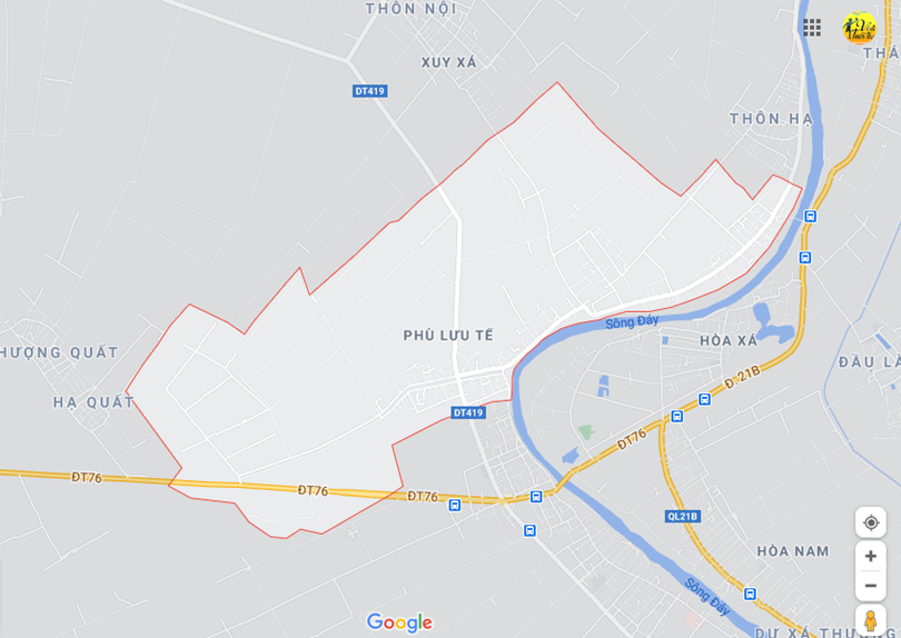 Hình ảnh vị trí địa lý tại Phù luu tế, Mỹ đức, Hà nội