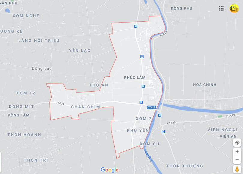 Hình ảnh vị trí địa lý tại Phúc lâm, Mỹ đức, Hà nội 