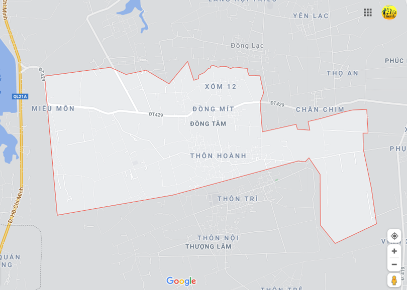 Hình ảnh vị trí địa lý tại Đồng tâm, Mỹ đức, Hà nội